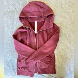 Lululemon Scuba Hoodie Size 4 - Heathered Cassis